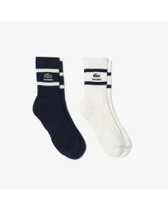 Unisex Lacoste X Sporty & Rich Rib Cotton Socks