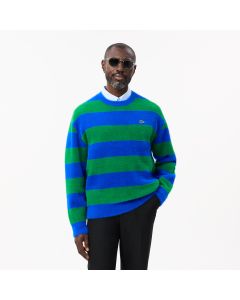 Relaxed Fit Fuzzy Knit Sweater