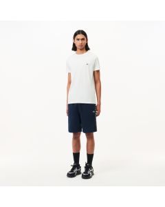 Regular Fit Logo Stripe Fleece Shorts