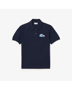เสื้อโปโลลาคอสท์ รุ่น L.12.12 ปักป้ายโลโก้รูปจระเข้