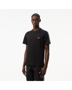Logo Stripe Cotton T-Shirt