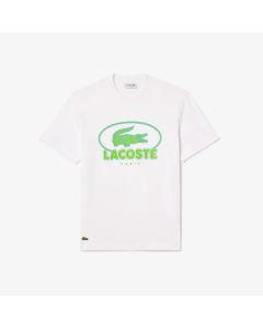 เสื้อยืดลาคอสท์ พิมพ์ลายกราฟฟิค ผ้าคอตตอนเจอร์ซี่ย์