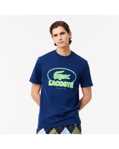 เสื้อยืดลาคอสท์ พิมพ์ลายกราฟฟิค ผ้าคอตตอนเจอร์ซี่ย์