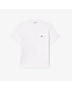 เสื้อยืดลาคอสท์ ผ้าคอตตอน มีกระเป๋าหน้าอก