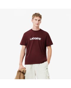 เสื้อยืดลาคอสท์ ประดับลายโลโก้เเบรนด์ ทรงคลาสสิค ผ้าคอตตอน