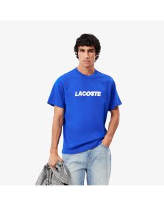 เสื้อยืดลาคอสท์ ประดับลายโลโก้เเบรนด์ ทรงคลาสสิค ผ้าคอตตอน