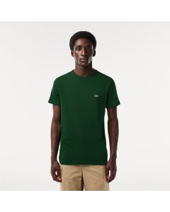 เสื้อยืดลาคอสท์ ทรงพอดีตัว ผ้า Pima Cotton เจอร์ซี่ย์