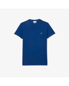 เสื้อยืดลาคอสท์ ทรงพอดีตัว ผ้า Pima Cotton เจอร์ซี่ย์