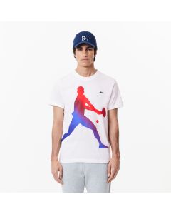 Set เสื้อยืดผู้ชาย Lacoste Tennis x Novak Djokovic และหมวกแก๊ป
