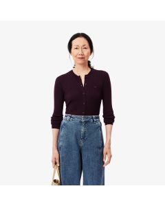 Merino Wool 3D Knit Cardigan