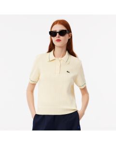 เสื้อโปโลผู้หญิงลาคอสท์ ผ้าคอตตอน French Made