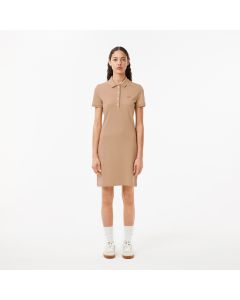 Slim Fit Stretch Mini Piqué Polo Dress