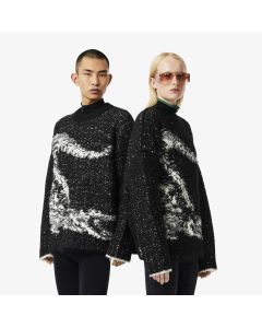 FW24 Runway Oversize Embroidered Sweater