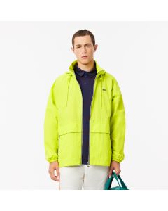 Water-Repellent Removable Hood Windbreaker