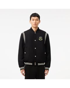 เสื้อ Varsity Jacket ลาคอสท์ วัสดุขนสัตว์พรีเมี่ยม