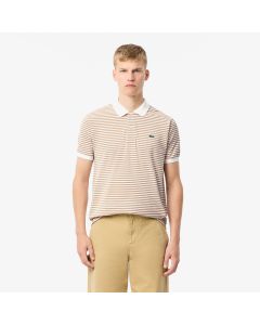 Classic Fit L.12.12 Striped Petit Piqué Polo Shirt
