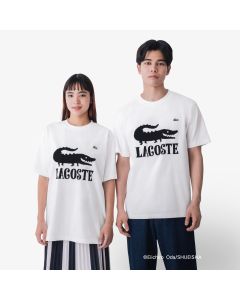 เสื้อยืดพิมพ์ลายโลโก้ Lacoste x ONE PIECE