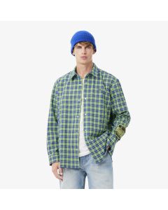 Relaxed Fit Plaid Overshirt