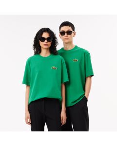 เสื้อยืดลาคอสท์ ทรงหลวม ผ้าคอตตอนเจอร์ซี่ย์