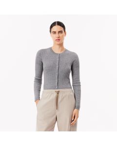 Merino Wool 3D Knit Cardigan