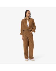 กางเกงลาคอสท์ ผ้าลูกฟูก ขากว้าง