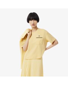 เสื้อยืดลาคอสท์ กระเป๋ามีซิป ทรงโอเวอร์ไซส์