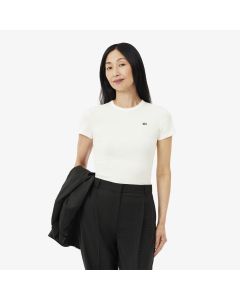 เสื้อยืดลาคอสท์ ผ้าคอตตอนริบ ทรงเข้ารูป