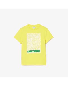 เสื้อยืดเด็กลาคอสท์ พิมพ์ลาย ผ้าคอตตอน