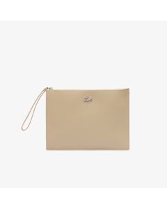 Anna Coated Piqué Canvas Pouch