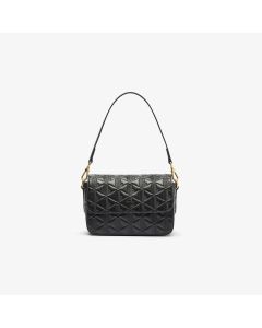 Maheki Embossed Leather Shoulder Bag