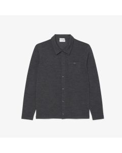 เสื้อสเวตเตอร์ลาคอสท์ ผ้าขนสัตว์เมอริโน่ ทรงเข้ารูป