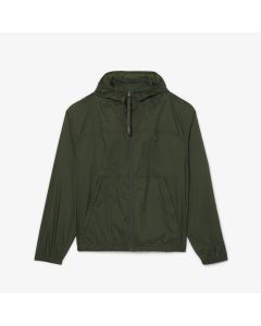 Lightweight Water-Repellent Hooded Jacket