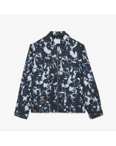 Lightweight Cropped Printed Jacket