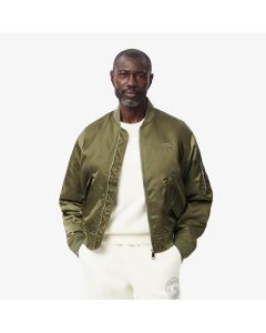 Water-Repellent Padded Bomber Jacket