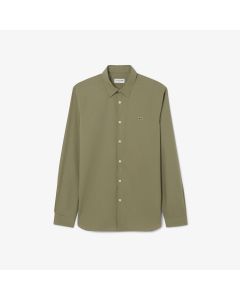 Slim Fit Stretch Poplin Shirt