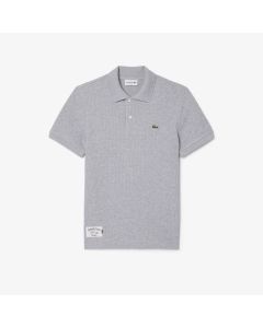 เสื้อโปโลลาคอสท์ ผ้านิต ทรงพอดีตัว