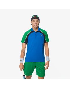 เสื้อโปโลลาคอสท์ Tennis สีคัลเลอร์บล๊อก ผ้าแห้งไว