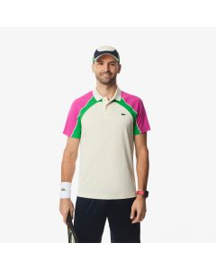 เสื้อโปโลลาคอสท์ Tennis สีคัลเลอร์บล๊อก ผ้าแห้งไว