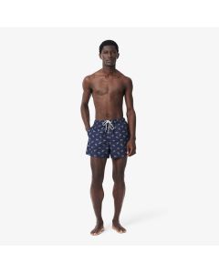 Crocodile Print Swim Trunks