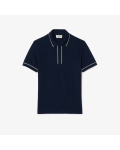 เสื้อโปโลลาคอสท์ Paris ผ้าปิเก้ยืด ทรงพอดีตัว