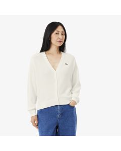 V Neck Cotton Cardigan