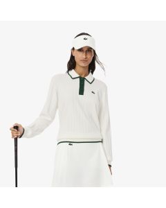 Polo Collar Stretch Golf Sweater