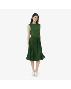 Sleeveless Pleated Dress