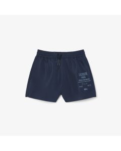 Long Print Shorts