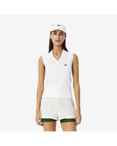 เสื้อโปโลเเขนกุดลาคอสท์ Tennis ผ้านิตยืด