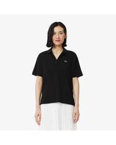 เสื้อโปโลลาคอสท์ ทรงหลวม ผ้าปิเก้