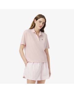 เสื้อโปโลลาคอสท์ ทรงหลวม ผ้าปิเก้