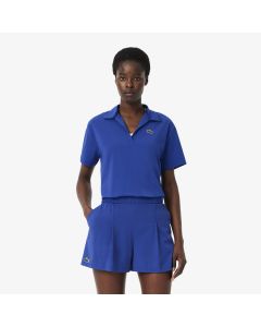เสื้อโปโลผู้หญิงลาคอสท์ Sport ทรงหลวม ผ้ายืด Ultra Dry ควบคุมอุณหภูมิ