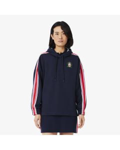 เสื้อสเวตเชิ้ตลาคอสท์ French Made ขนาดใหญ่กว่าปกติ ผ้าออร์แกนิคคอตตอนฟลีซ