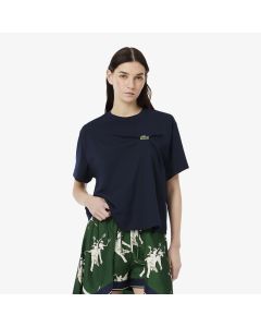 Oversized Draped Jersey T-Shirt